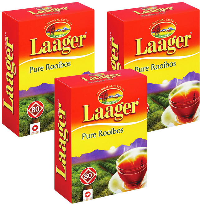 Laager 南非國寶茶 博士茶, 80入, 3盒, 2.5g