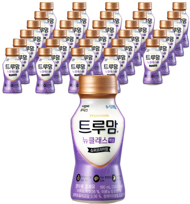 트루맘 뉴클래스 액상분유 1단계, 180ml, 48개