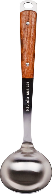 Kiyodo 花梨木柄湯杓, 棕色, 1支