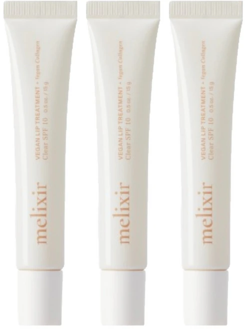 멜릭서 콜라겐 립 트리트먼트, 1 클리어 SPF, 15g, 3개 - 쿠팡