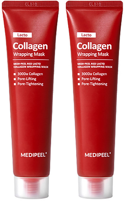 메디필 레드 락토 콜라겐 랩핑 마스크팩 70ml, 1개입, 2개