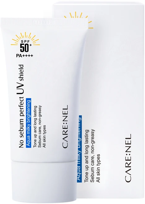 까레넬 노 세범 퍼펙트 UV 쉴드 선크림 SPF 50+ PA++++, 50ml, 1개 - 쿠팡
