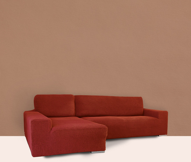 소파스킨스 글라무어 카우치형 왼쪽 긴팔 소파커버, 레드와인