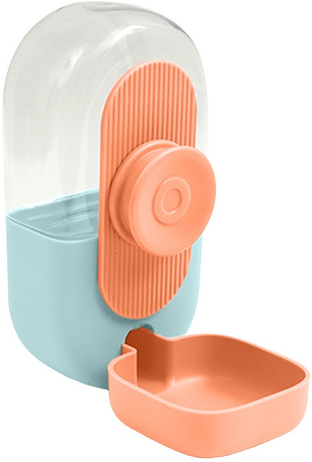 掛式飲水器 藍拼橘 800ml, 1個