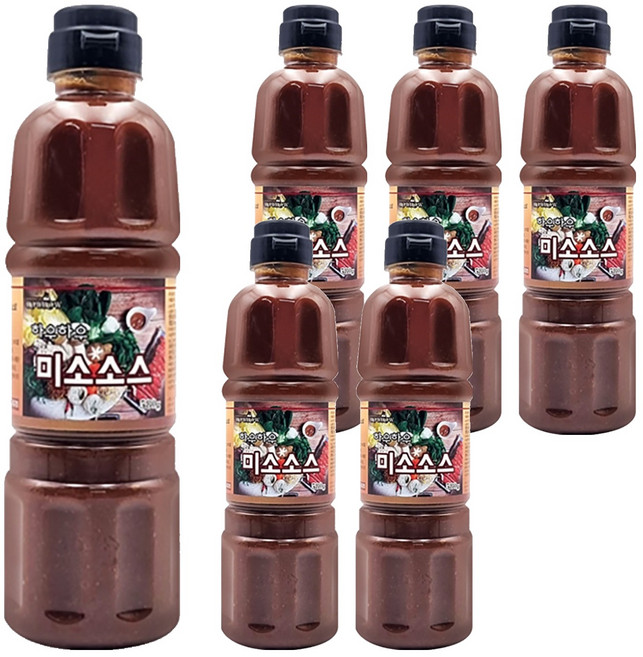 하우하우 미소소스, 580g, 6개