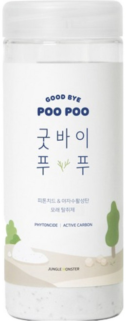정글몬스터 고양이 굿바이 푸푸 피톤치드 모래 탈취제, 500g, 1개