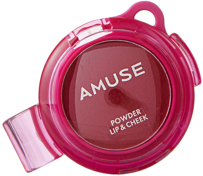 AMUSE 파우더 립 앤 치크 4g, 12 베리쉬, 1개