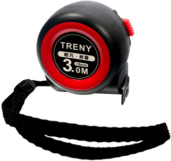TRENY 自動煞停公制尺, 1入