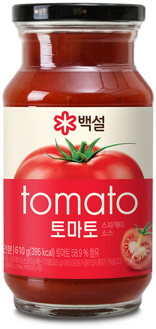 백설 토마토 스파게티소스, 610g, 1개