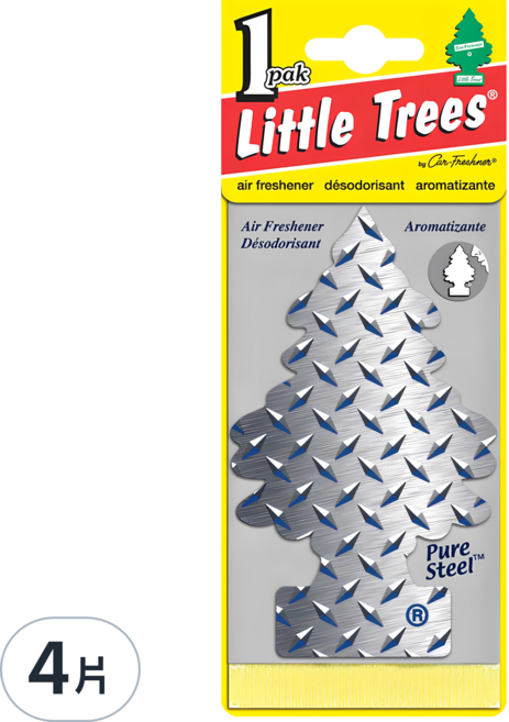 Little Trees 小樹香片 香氛卡, 鋼鐵人, 7g, 4片