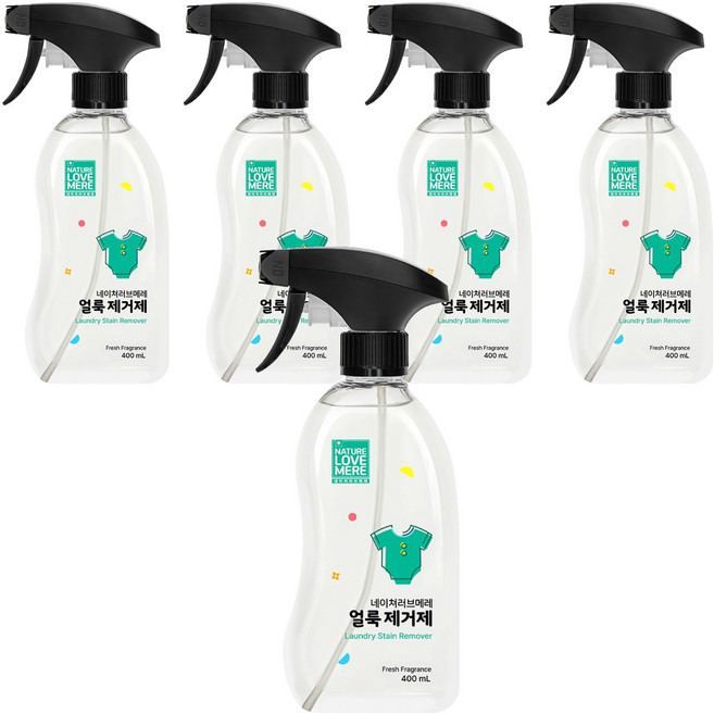 네이쳐러브메레 얼룩 제거제, 5개, 400ml