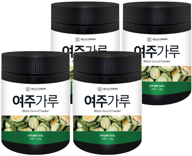 헬로우그린 여주 분말, 240g, 4개