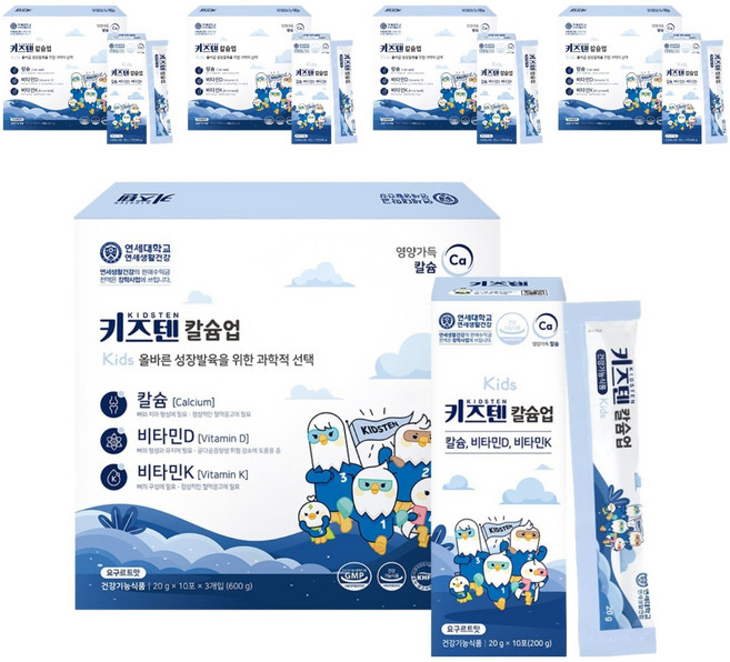 키즈텐 칼슘업, 600g, 5개