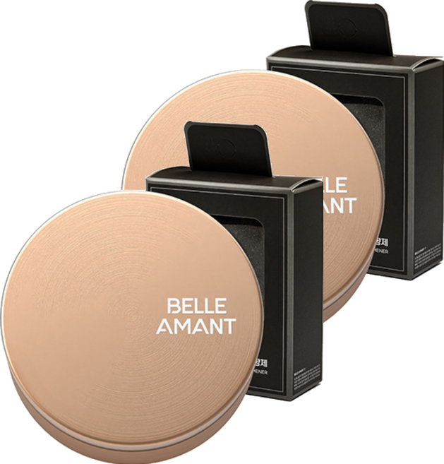 벨르아망 시그니쳐 로즈골드 차량용 방향제, 2개, 블랙베리 앤 베이