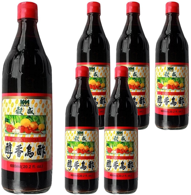 KOKUMORI 穀盛 醇香烏醋, 600ml, 6瓶