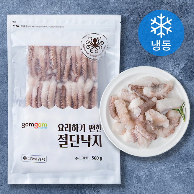 곰곰 요리하기 편한 절단낙지 (냉동), 500g, 1개