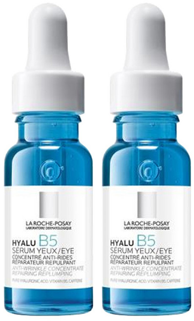 LA ROCHE POSAY 理膚寶水 台灣公司貨 B5彈潤修復多效撫紋眼部精華, 15ml, 2瓶