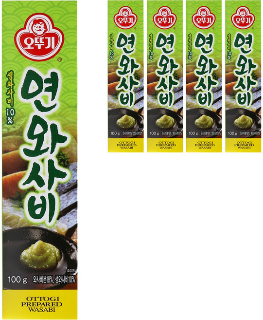 오뚜기 연와사비, 100g, 5개