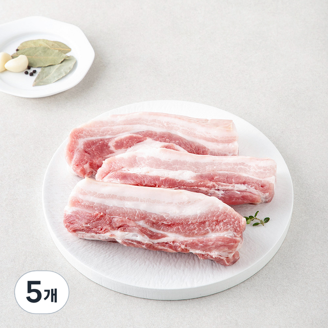 곰곰 한돈 오겹살 수육용 (냉장), 5개, 1kg