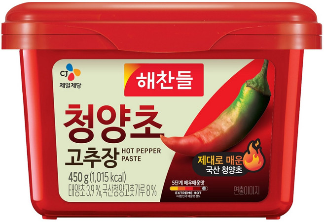 해찬들 청양초 고추장, 1개, 450g