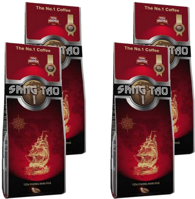 쭝웬레전드 상타오 1 분쇄 원두 커피, 핸드드립, 340g, 4개