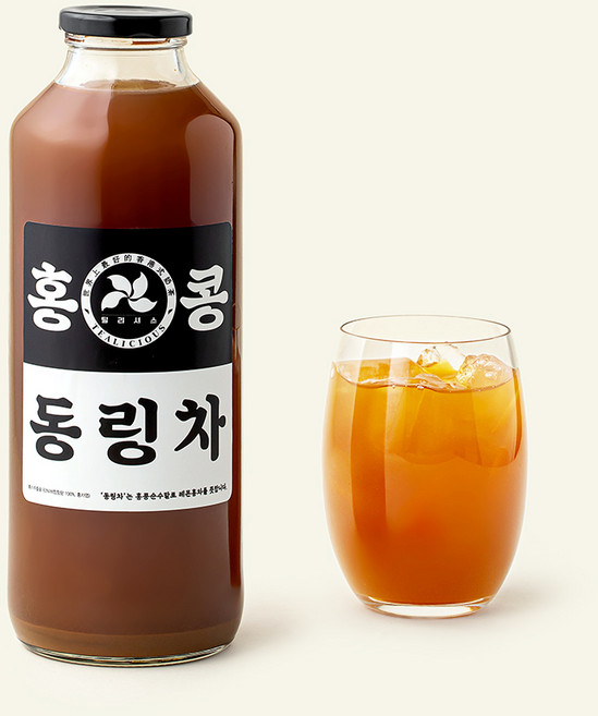 틸리셔스 홍콩 동링차 아이스티, 1L, 1개