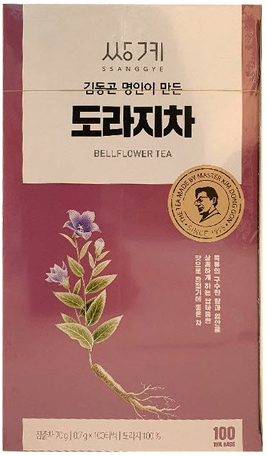 쌍계명차 김동곤 명인이 만든 도라지차, 700mg, 100개입, 1개
