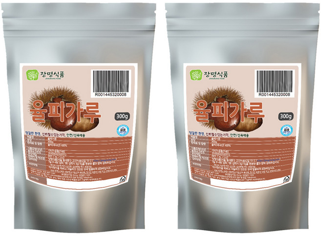 장명식품 율피가루, 2개, 300g