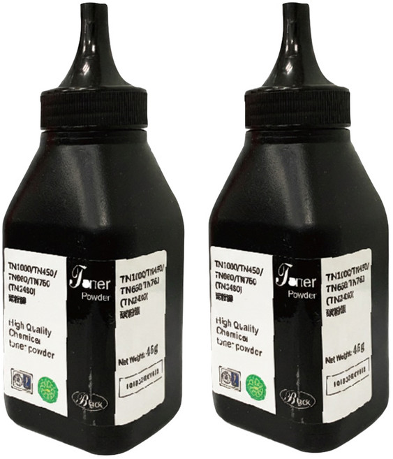 NEXTPAGE 台灣榮工 BR TN-1000/TN-450 副廠碳粉罐 Brother 印表機適用 45g 2個, 1組, 黑色