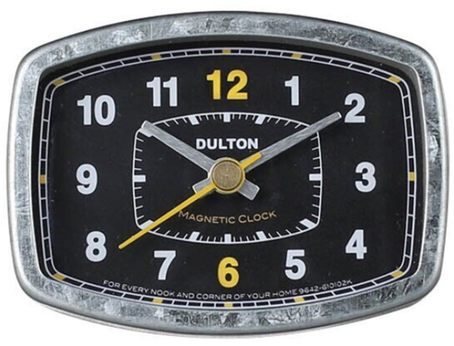 DULTON 經典磁吸方鐘, 黑色