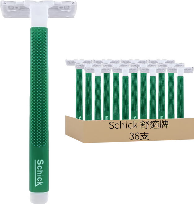 Schick 舒適牌 輕便刀, 12支, 3包