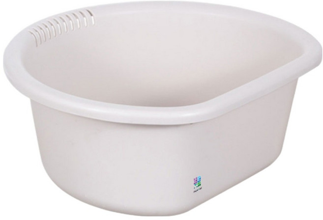 요고모지 D자형 물빠짐 설거지통, 화이트, 1개