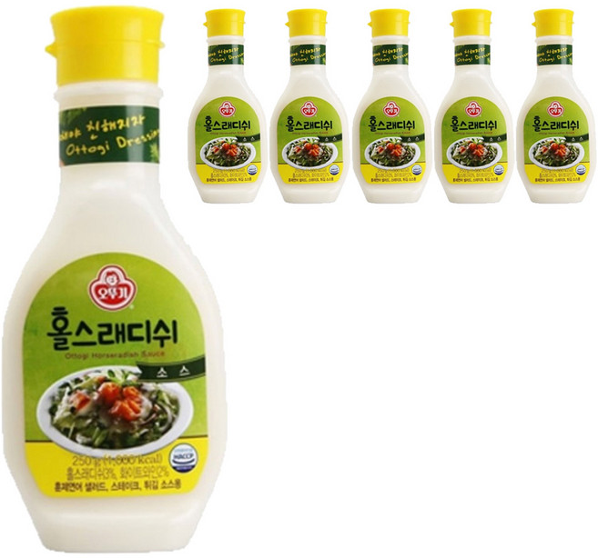 오뚜기 홀스래디쉬 소스, 250g, 6개