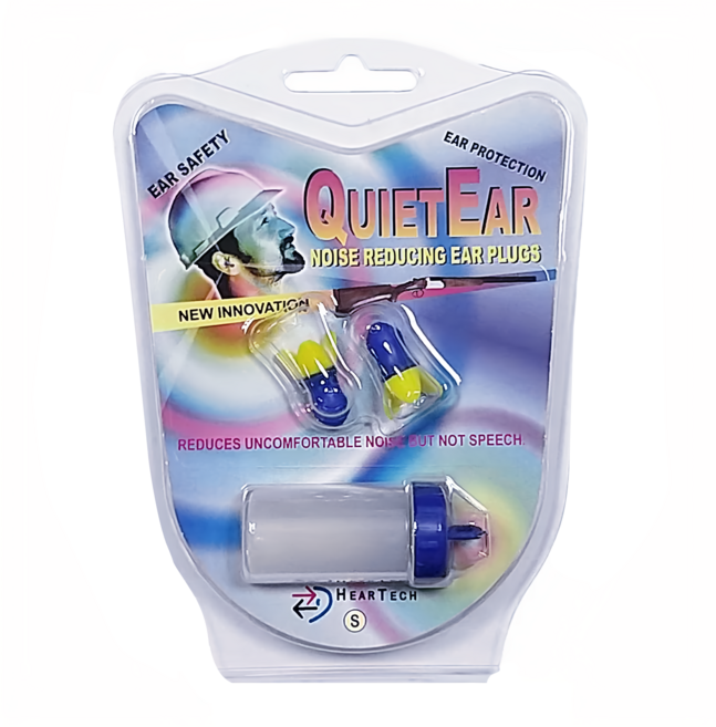 QUIETEAR 以色列進口聲音濾波器耳塞適用噪音100分貝以下, 1個, 1個