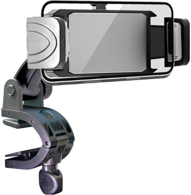 코시 원터치 스마트폰 계기판 차량용거치대, 블랙, 1개