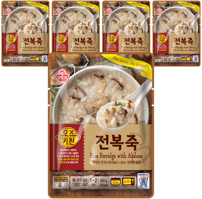 OTOKI 不倒翁 即食鮑魚粥, 450g, 5個