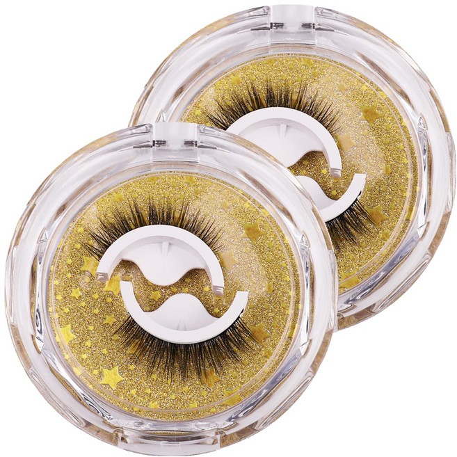 紫伊美 自黏眼睫毛, W03純欲系款, 2盒