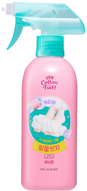 온더바디 코튼풋 발을 씻자 풋샴푸 비누향, 1개입, 1개, 385ml