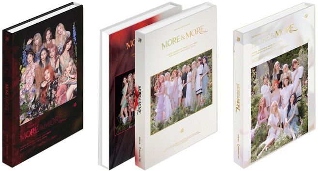 트와이스 - MORE & MORE 미니 9집 앨범 3종 합본, 3CD