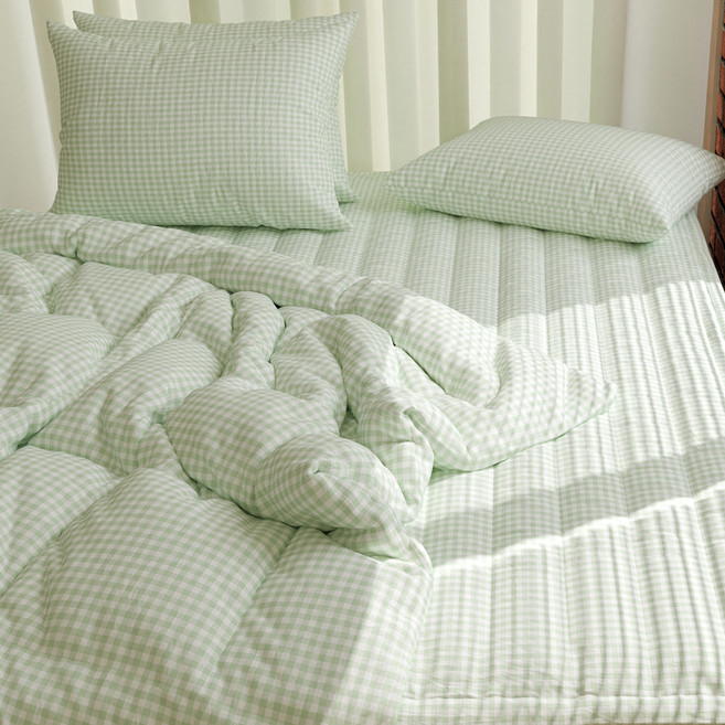 아망떼 허니듀 고밀도 마이크로 침대패드, 해피민트