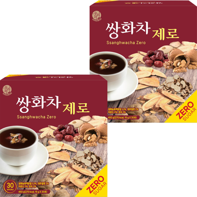 SONGWON 松園食品 雙和茶 Zero, 2個, 15g, 30入