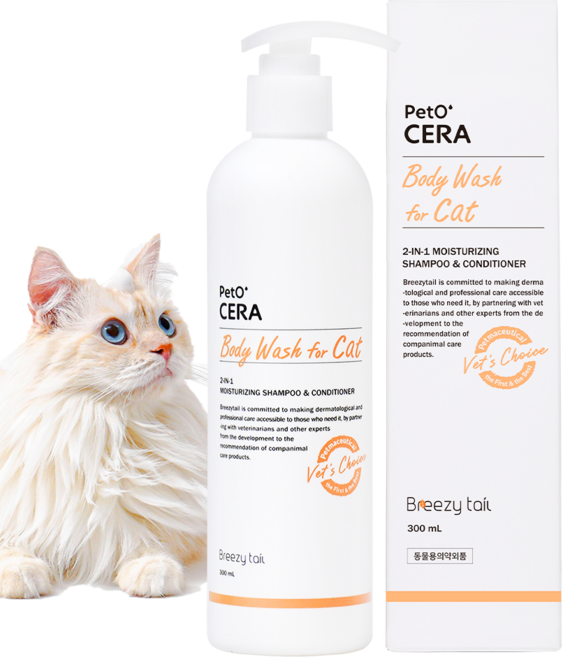 페토세라 바디워시 포캣 고양이 전용 샴푸 머스크향, 300ml, 1개