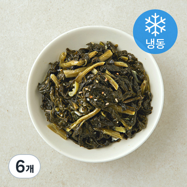 모두의집밥 건시래기나물 (냉동), 120g, 6개