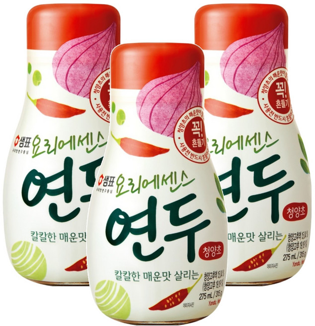 연두 요리에센스 청양초, 275ml, 3개