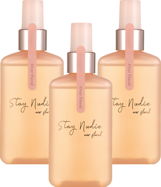 바디홀릭 스테이누디 헤어 앤 바디미스트 오버플로럴, 100ml, 3개