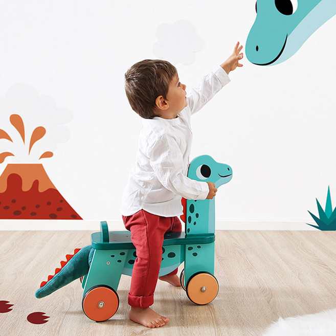 자노드 공룡 RIDE ON 붕붕카, 혼합색상, 1개