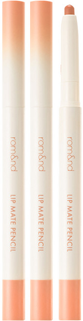 [비건뷰티] 롬앤 립 메이트 펜슬 0.5g, 텐더리 피치, 2개