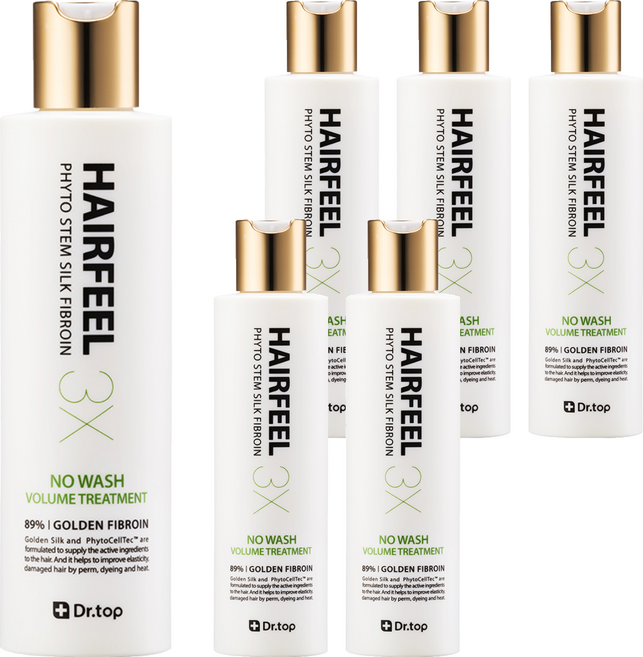 닥터탑 피토스템 실크 피브로인 헤어필 3X 트리트먼트, 190ml, 6개