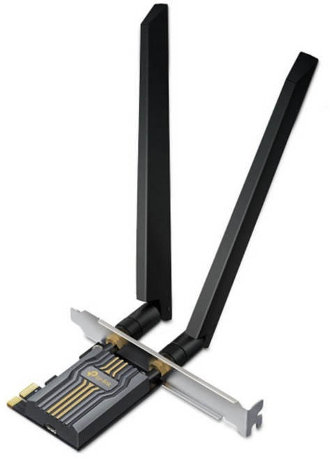 TP-Link Archer TBE400E BE6500 Wi-Fi 7 三頻 藍牙5.4 PCIe無線網路卡 WiFi 7 無線網卡, 黑色, 1台