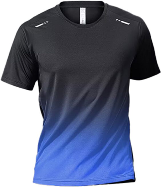 타이탄 남성용 스포츠 속건성 아이스 운동복 반팔 상의 T15